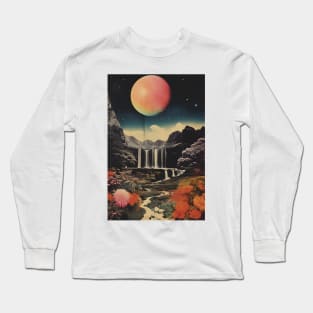 Rustic Symphonies Nature Abstract Vintage Aesthetic Art Long Sleeve T-Shirt